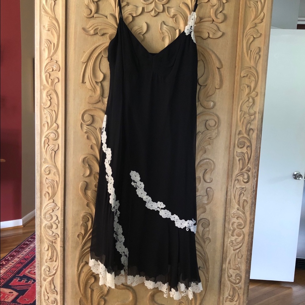 BCBG MaxAzria Sexy Black & Lace Dress SZ8